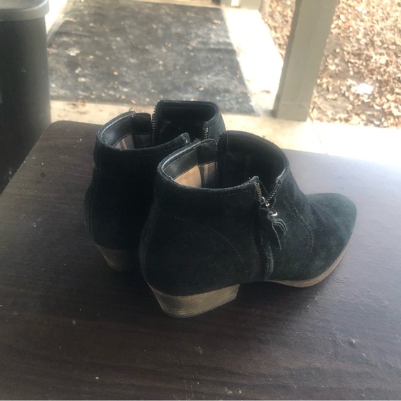 Aquatalia Women’s boots black suede Made In Italy Ankle Booties Boots Size 7.5US - Picture 8 of 12